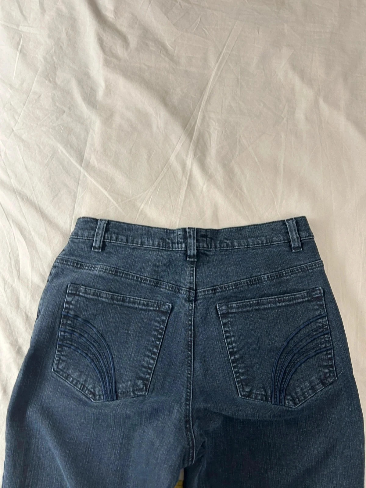 Jean bleu marine taille haute Cécile D'orges – photo 9